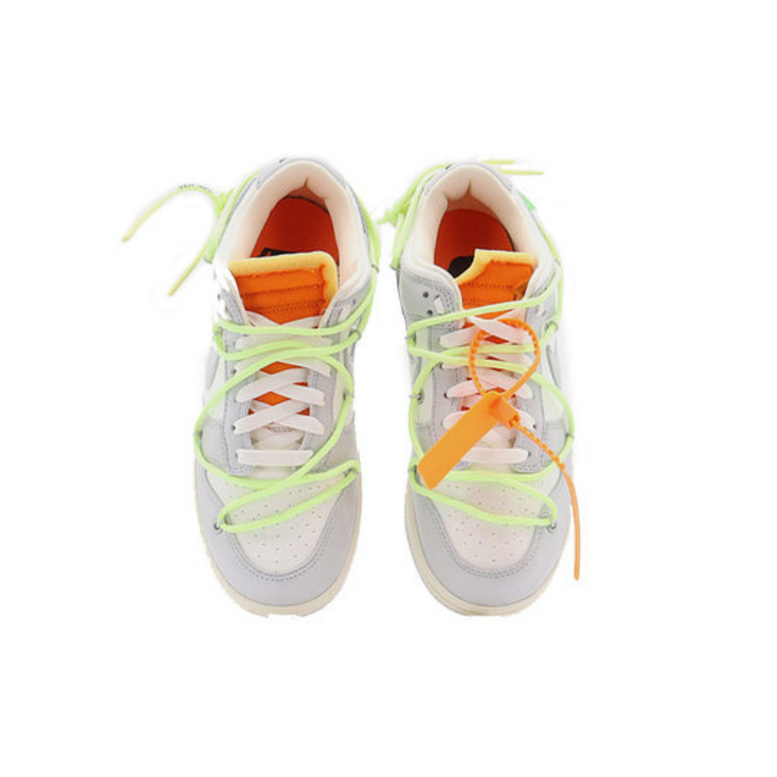 Off-White x Nike Dunk Low 'Lot 43 of 50'- Streetwear Fashion - lacezy.com