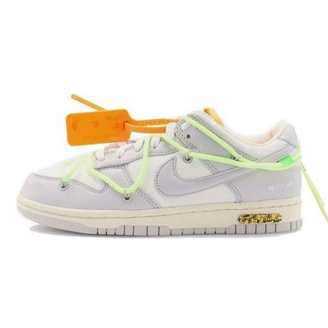 Off-White x Nike Dunk Low 'Lot 43 of 50'- Streetwear Fashion - lacezy.com