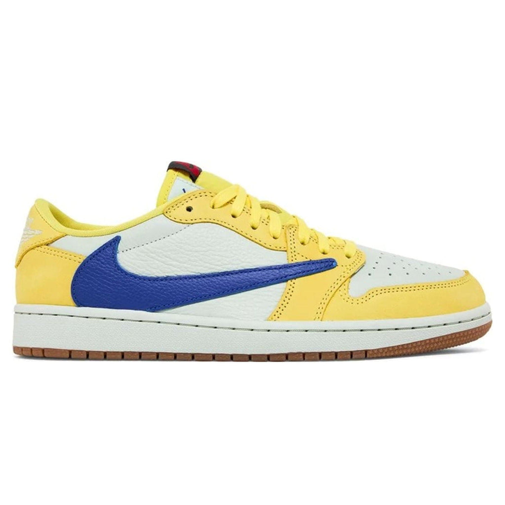 Travis Scott x Air Jordan 1 Low OG 'Canary' - lacezy.com